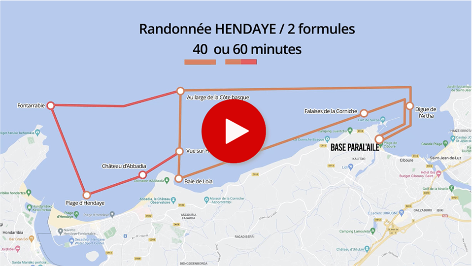 Randonnée de 1heure en Jet ski vers Hendaye