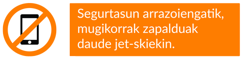 téléphones interdits sur jet ski