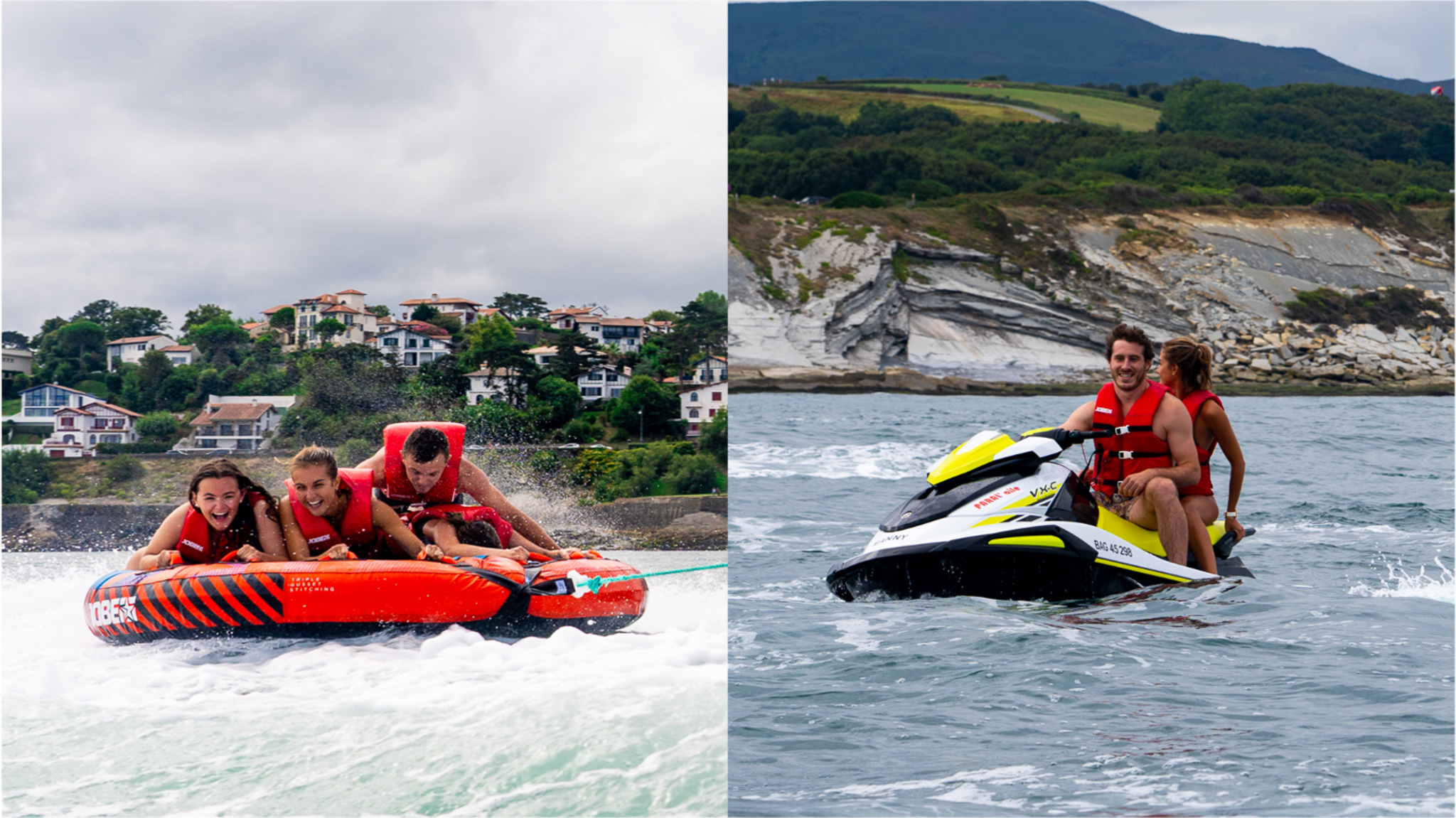 billet cadeau pack jet ski et bouée tractée
